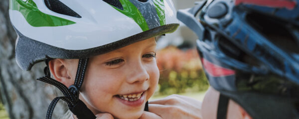 Casque moto enfant